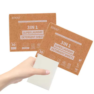 좋은 가격 Eco-Friendly Biodegradable Laundry Detergent Strips Laundry Sheet  온라인으로