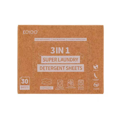 좋은 가격 Natural Detergent Detergent Sheet Laundry 3 in 1 Lightweight Liquidless Fresh Scent 온라인으로