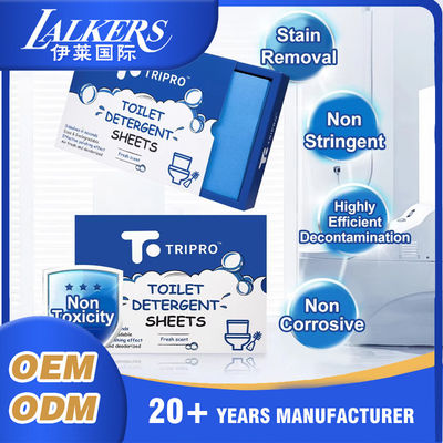 좋은 가격 OEM 세프틱 안전 화장실 청소 시트 냄새 제거 화장실 청소 시트 온라인으로