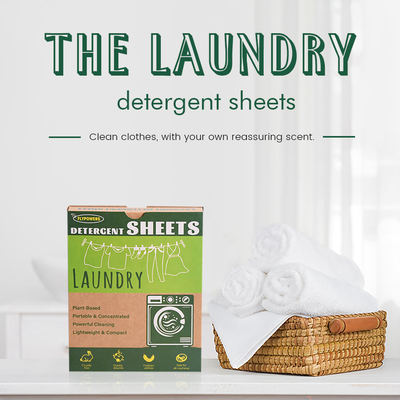 Super Concentrated Disposable Laundry Detergent Strips Solid Shape Detergent Strip