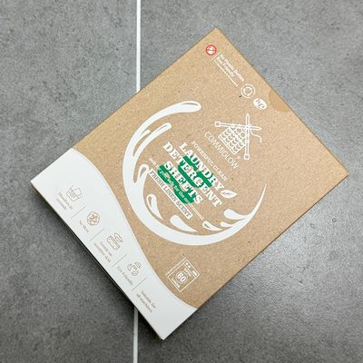 친환경 고체 세탁 세제 농축 스트립 시트 일회용 세정 태블릿