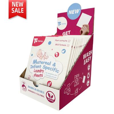 좋은 가격 세탁 세제 시트 얼룩 제거 세탁 종이 비누 온라인으로