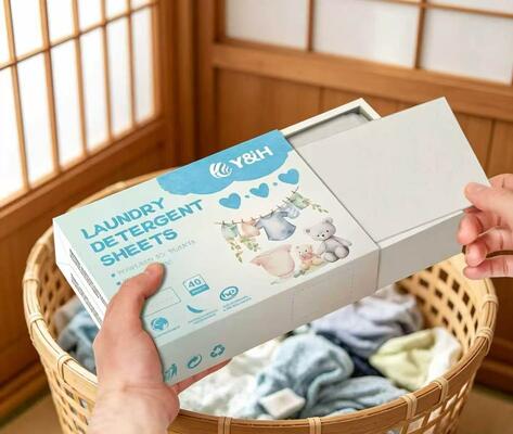 플라스틱 없는 환경 친화적인 세탁용 세탁용 세탁용 잎