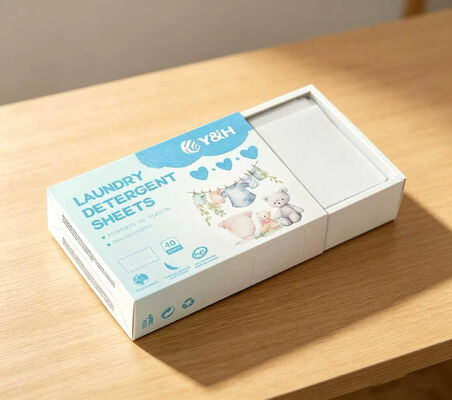 좋은 가격 생분해성 포뮬러 에코 세탁용 시트, 맞춤식 향과 11*14cm 크기 온라인으로