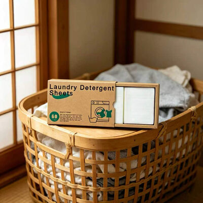 이동 중에도 즉시 얼룩을 제거할 수 있는 여행용 친환경 세탁 세제 시트