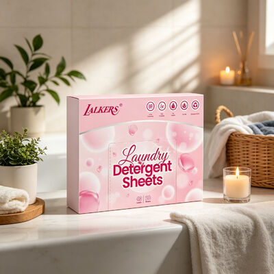 좋은 가격 활성물질 50%와 맞춤형 향을 함유한 초농축 세탁세제 시트 온라인으로