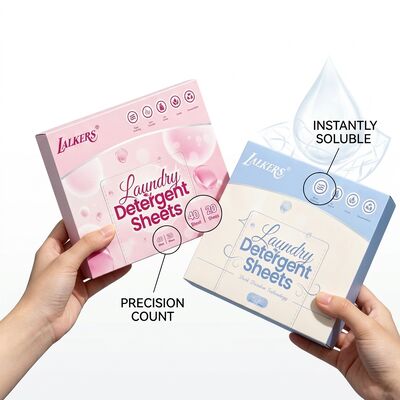 좋은 가격 플라스틱 프리 퇴비화 가능한 세탁 세제 시트, 식물 기반 계면활성제로 얼룩 제거에 탁월한 상업용 등급 온라인으로