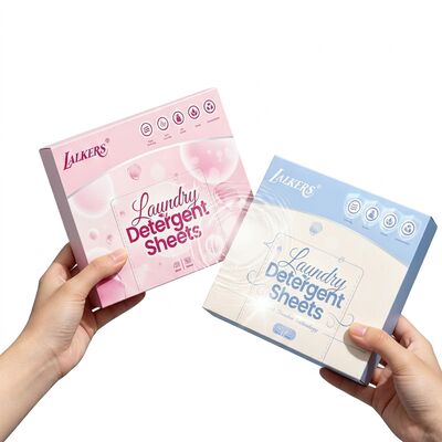 좋은 가격 100% 식물성 친환경 세탁용 시트, 폐기물 없는 포장재와 미리 측정된 세탁물 스트립 온라인으로