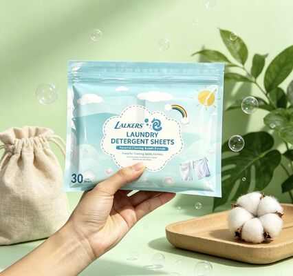 환경 친화적 인 세탁용 세탁용 물질 시트